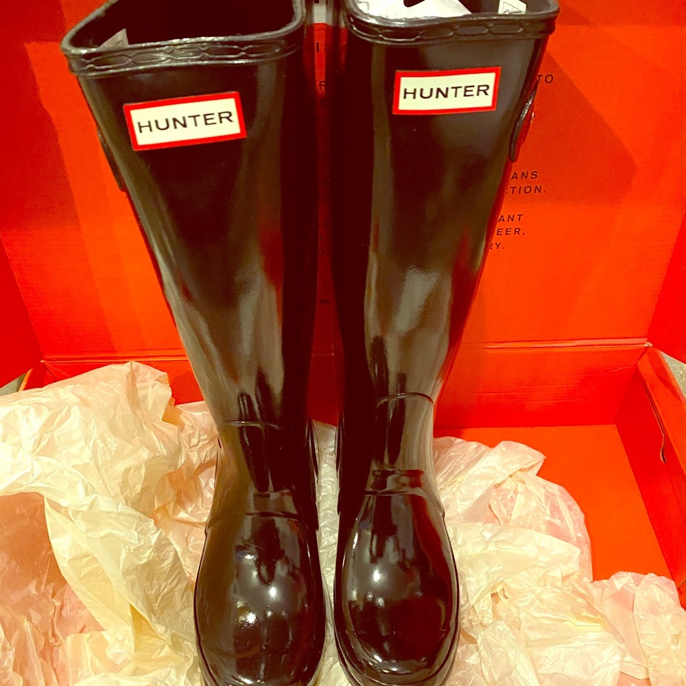 Original Hunter Gloss tall boots